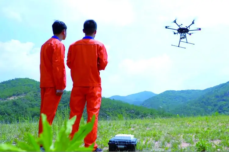 泰和无人机倾斜摄影巡检拍摄